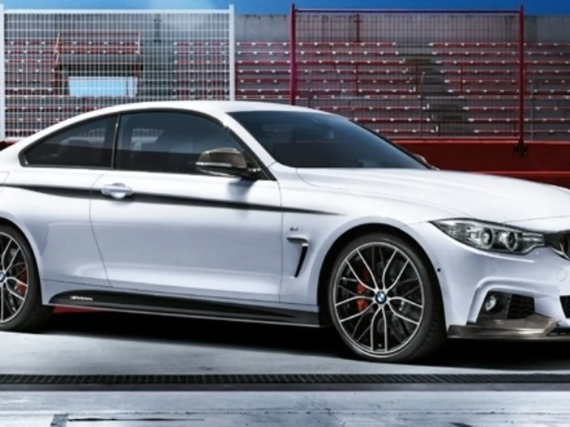 BMW M Performance Schwelleraufsatz schwarz matt 4er F32 F33 F36