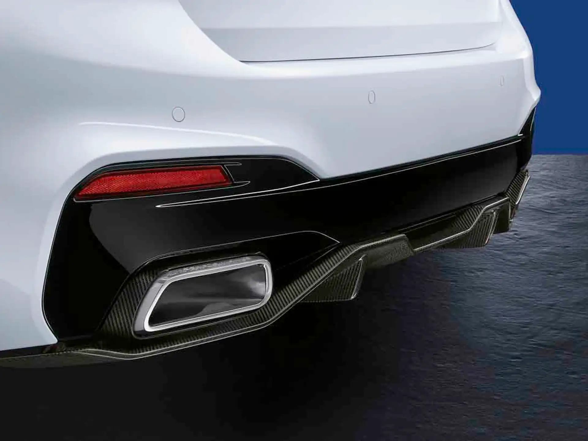 BMW M Performance Blende Stoßfänger hinten 5er G30 G31