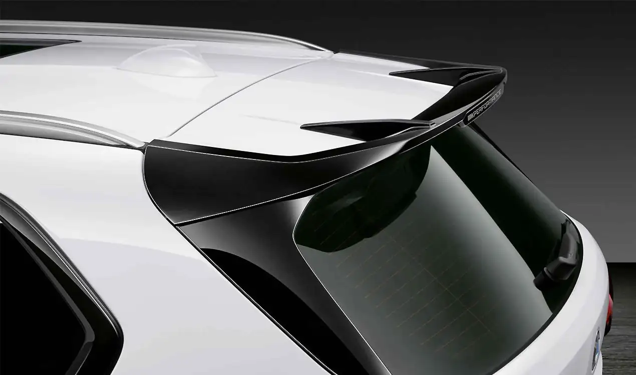 BMW M Performance Heckspoiler schwarz hochglänzend durchströmt X5
