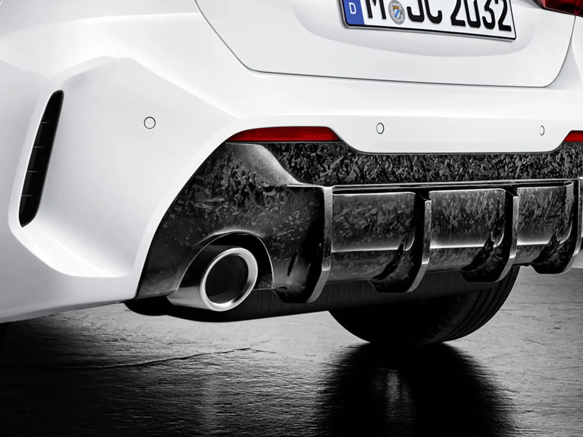 BMW M Performance Carbon Diffusor 1er F40 für Fahrzeuge mit SA 0715 M Aerodynamikpaket