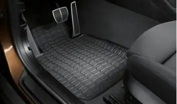 BMW Satz Gummimatten vorne anthrazit passend für X1 E84 sDrive ab