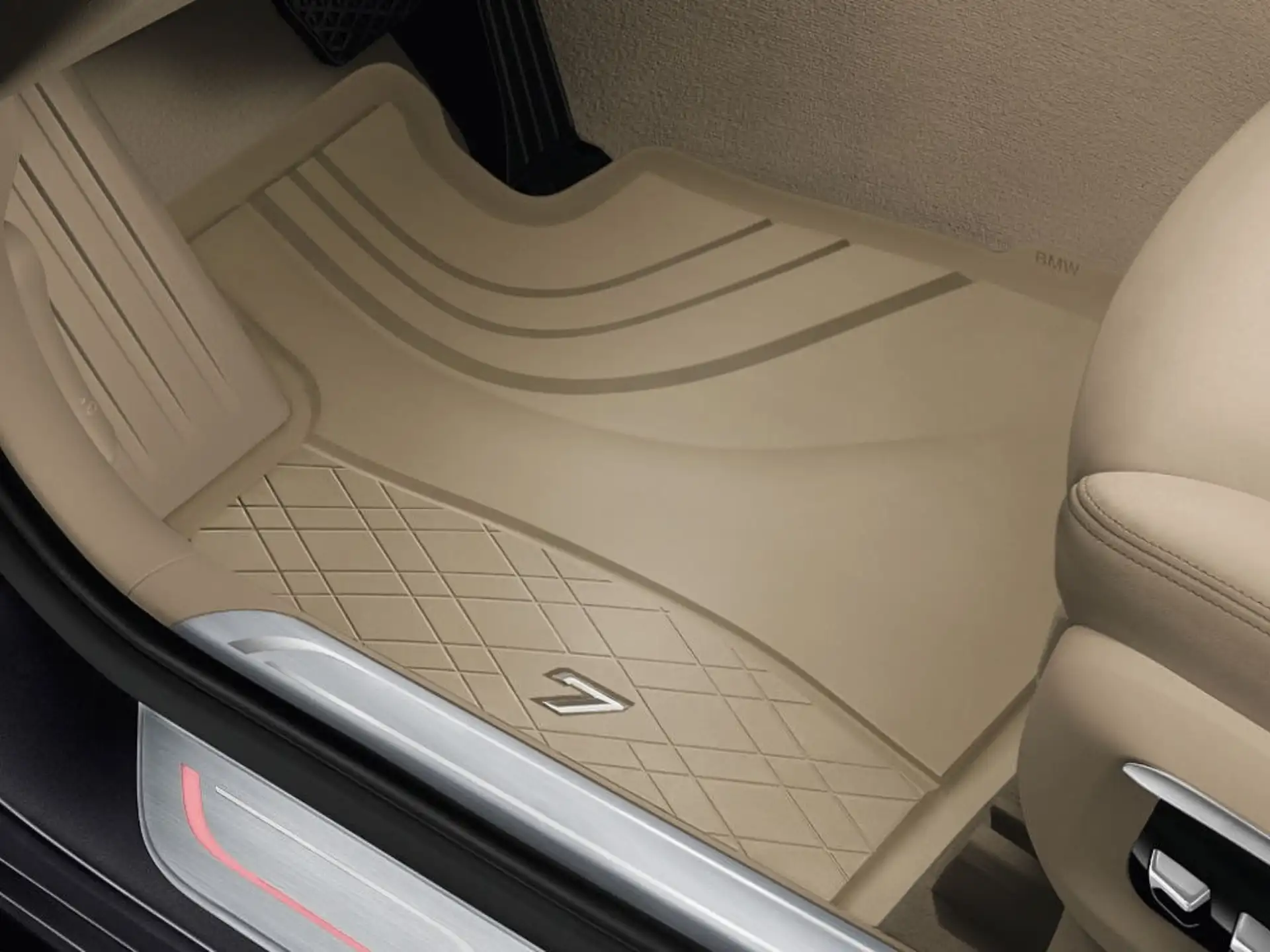 BMW Fussmatten Allwetter vorn beige 7er G11 G12