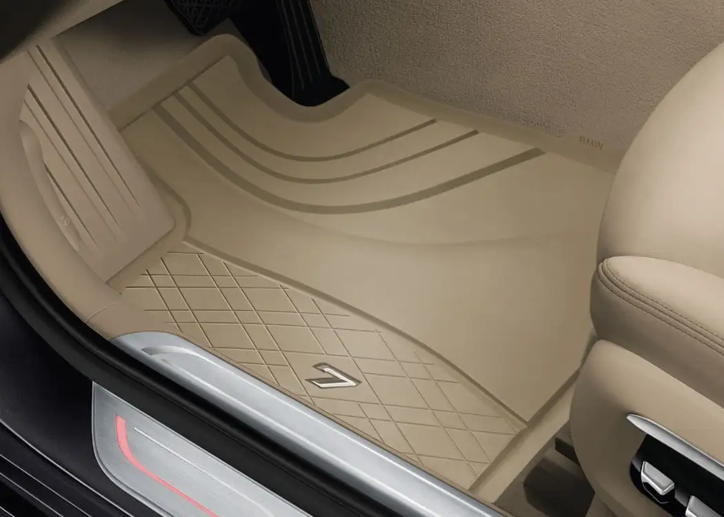 BMW Fussmatten Allwetter vorn beige 7er G11 G12