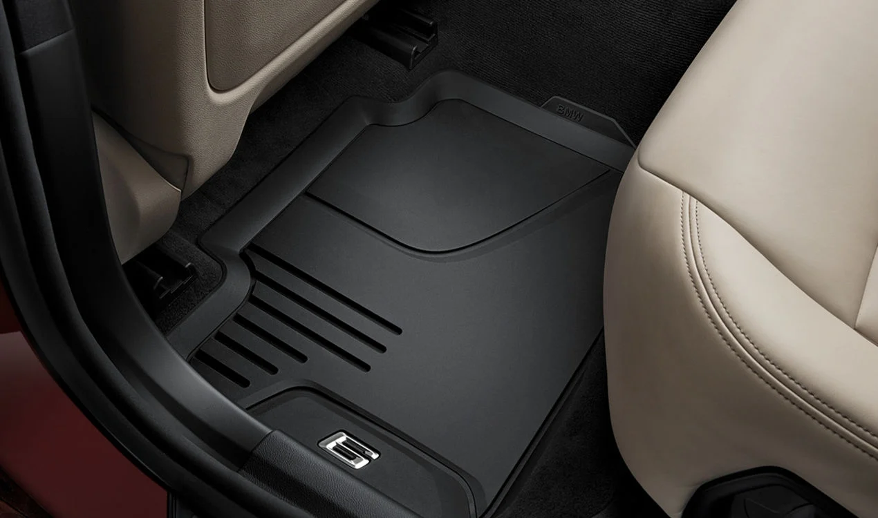 BMW Fußmatten Allwetter hinten schwarz 6er G32