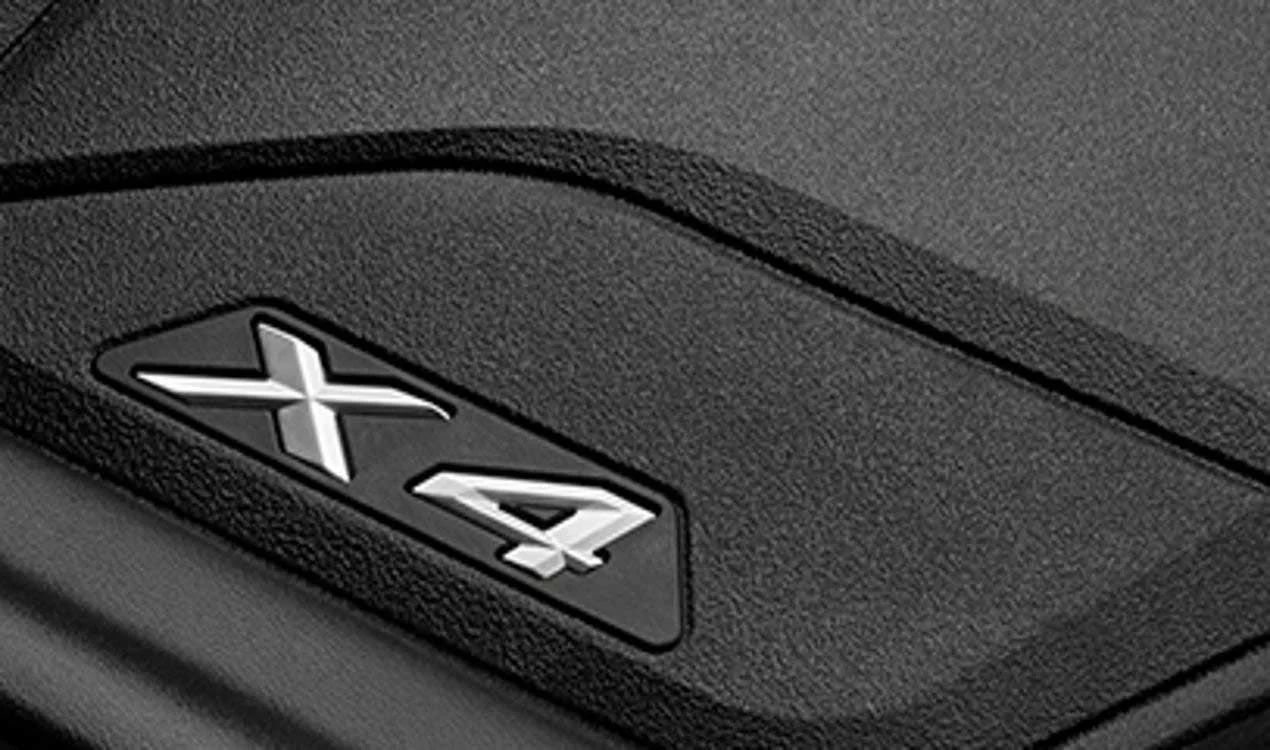 BMW Allwetter Fußmatten hinten schwarz X4 G02