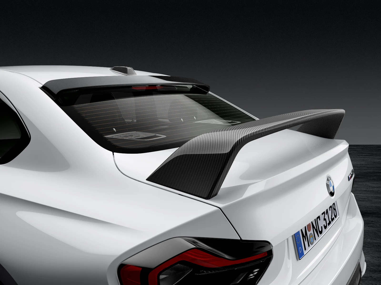 BMW Heckspoiler Carbon durchströmt 2er G42 M2 G87