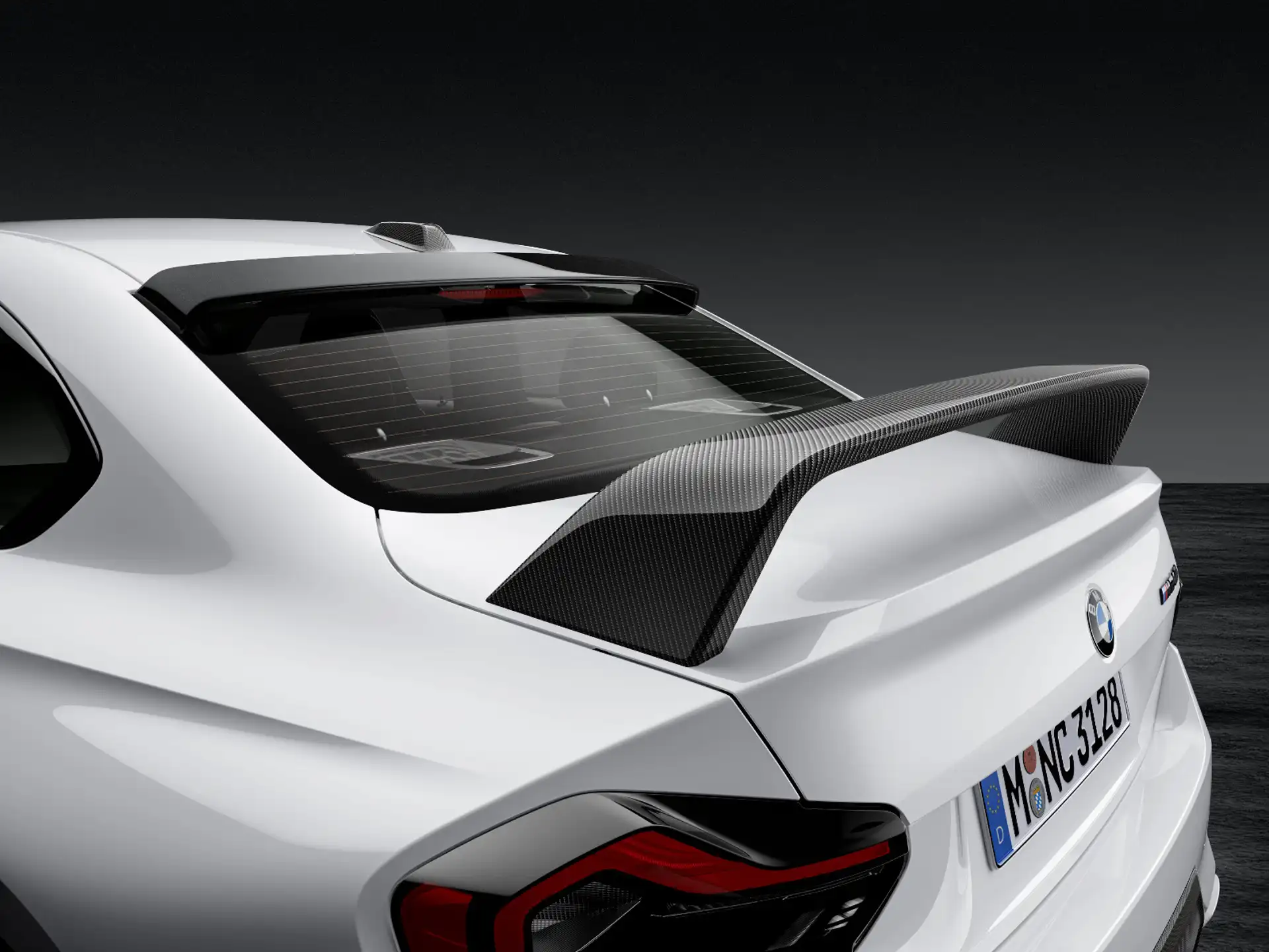 BMW Heckspoiler Carbon durchströmt 2er G42 M2 G87