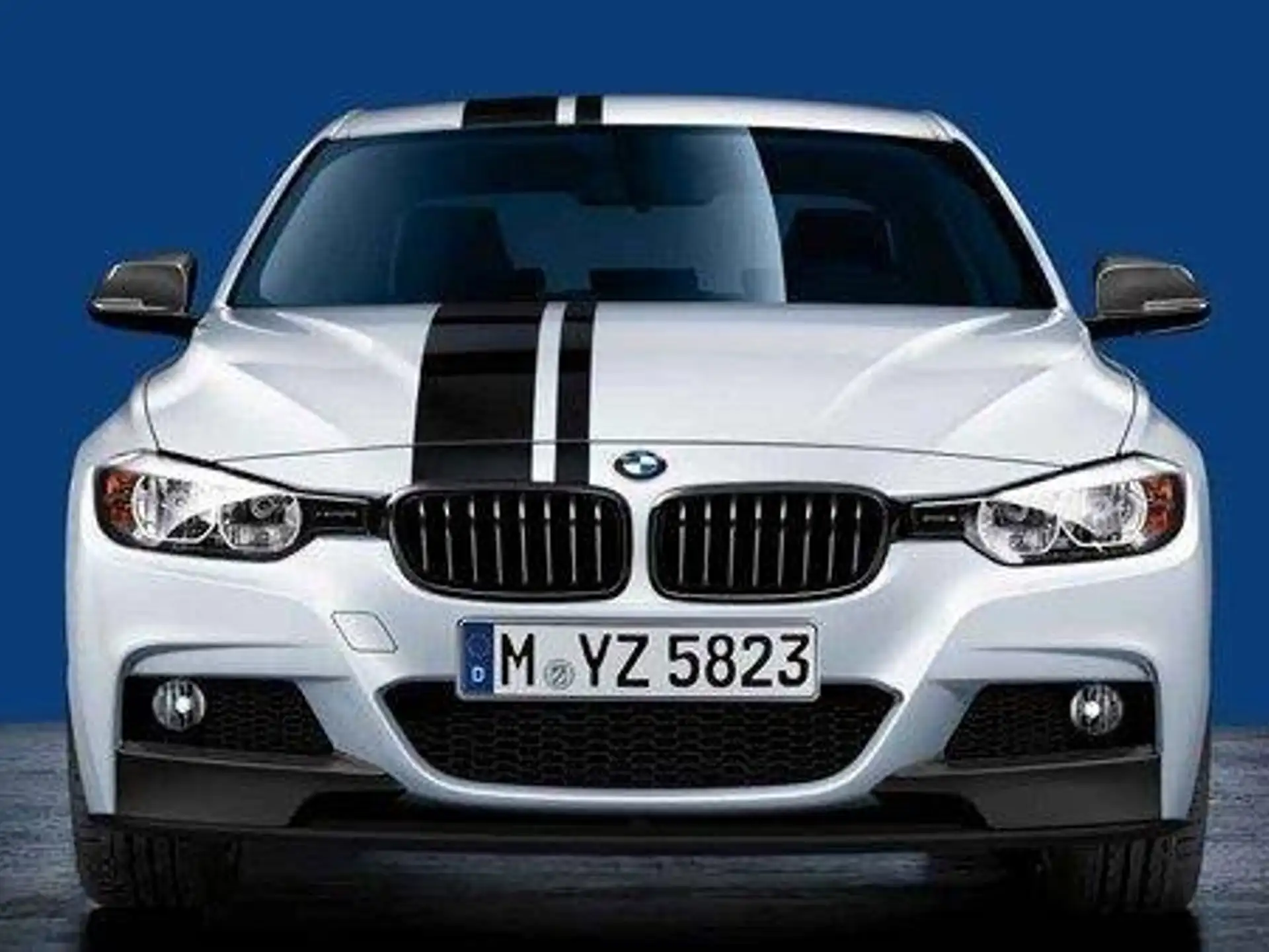 BMW M Performance Frontziergitter Schwarz 3er F30 F31