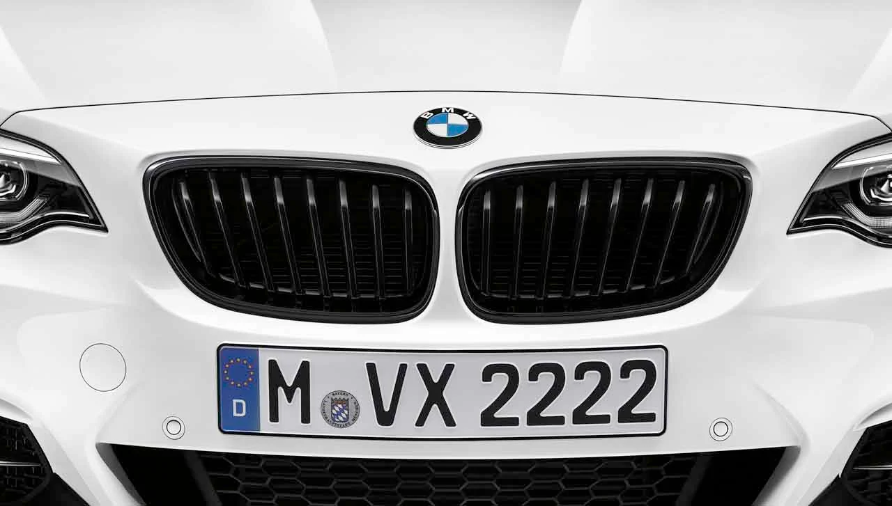 BMW M Performance Frontziergitter Schwarz hochglanz F22 F23