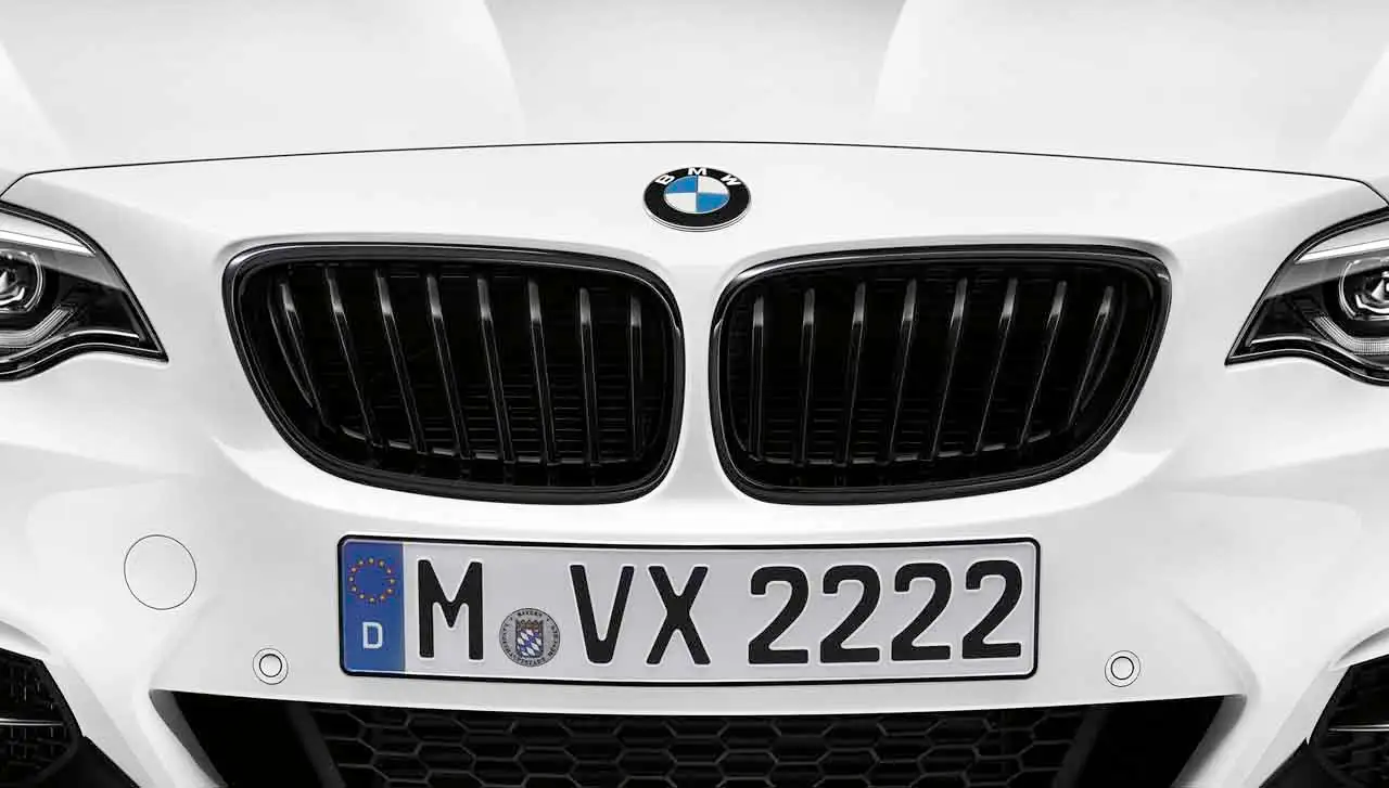 BMW M Performance Frontziergitter Schwarz hochglanz F22 F23
