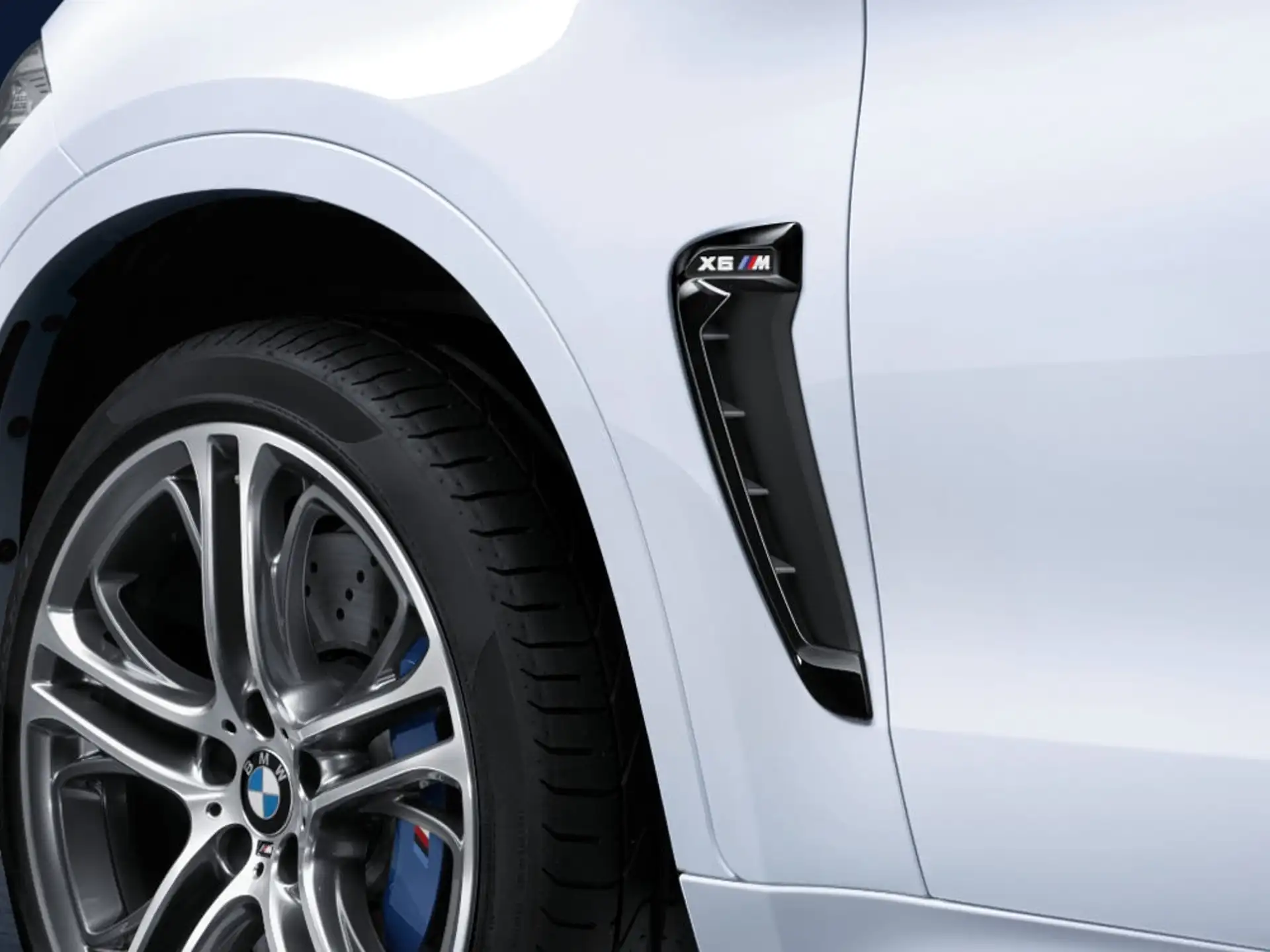 BMW M Performance Zierleiste Lufteinlass Kotflügel X6M F86