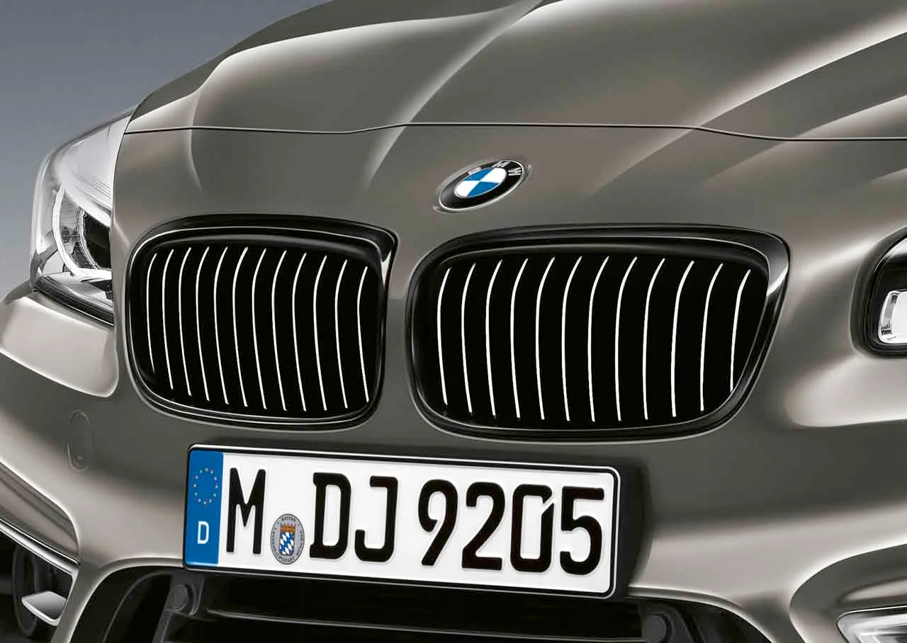 BMW M Performance Frontziergitter Schwarz 2er F45 F46