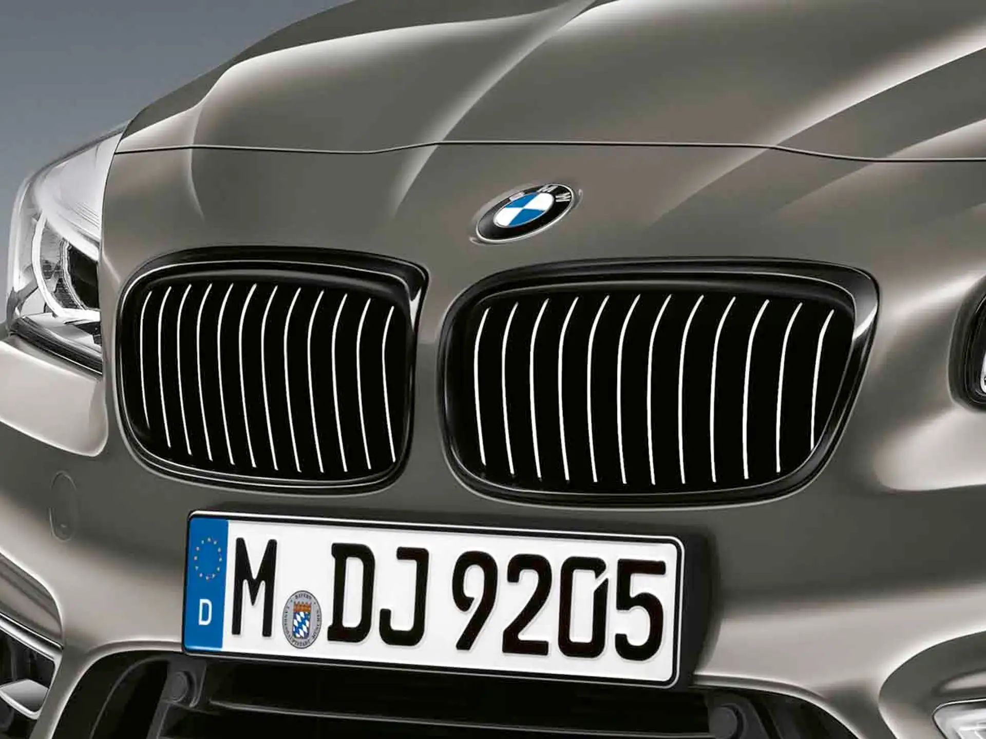 BMW M Performance Frontziergitter Schwarz 2er F45 F46