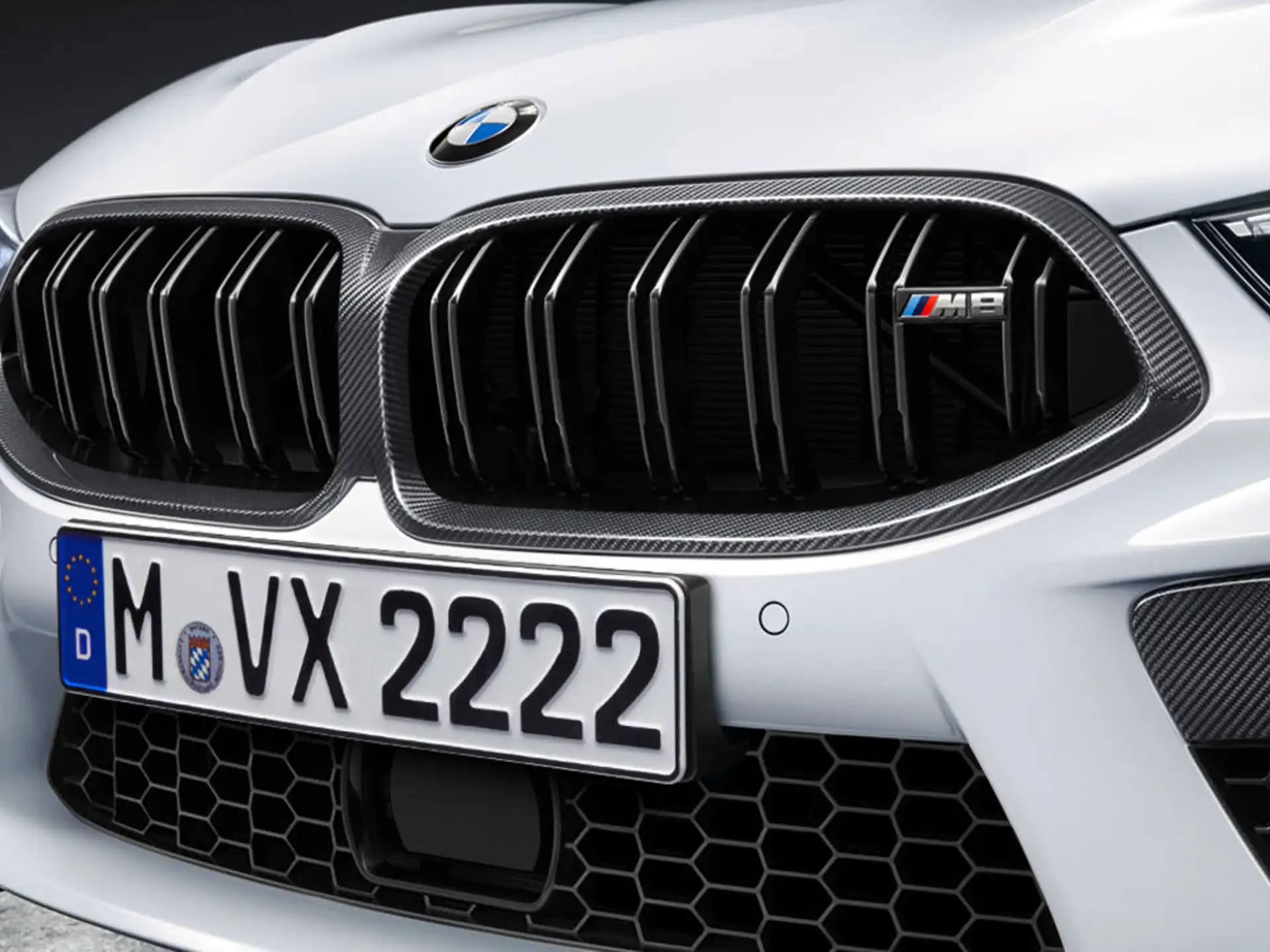 BMW M Performance Frontziergitter Carbon ohne iCam M8 F91 F92 F93