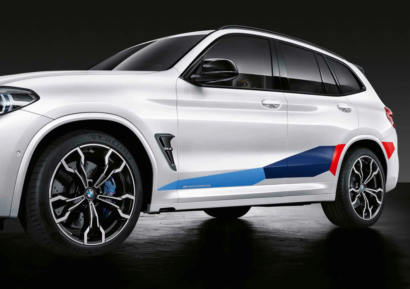 BMW M Performance Ziergitter Kotflügel Carbon links X3M F97 X4M F98