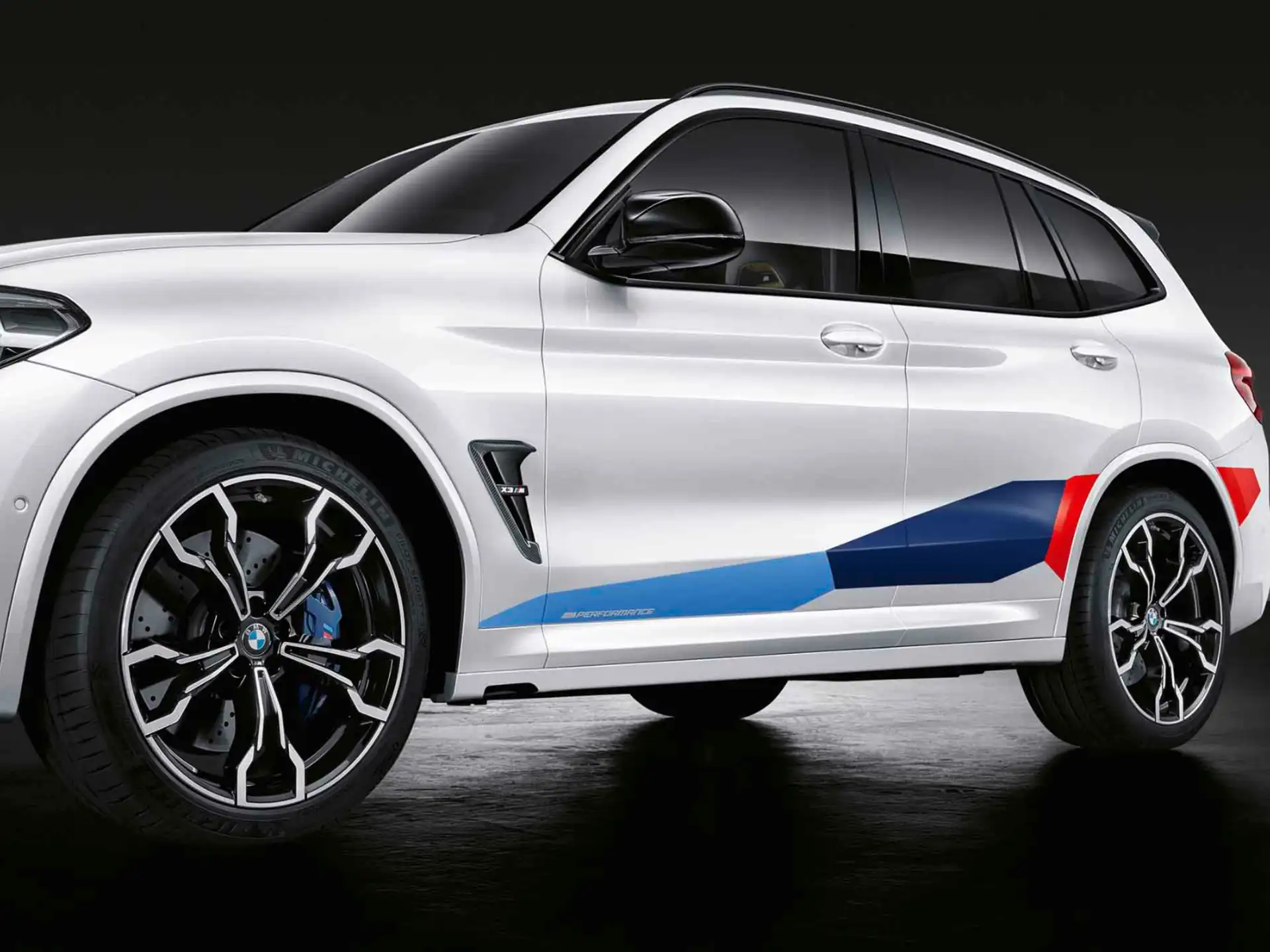 BMW M Performance Ziergitter Kotflügel Carbon links X3M F97 X4M F98