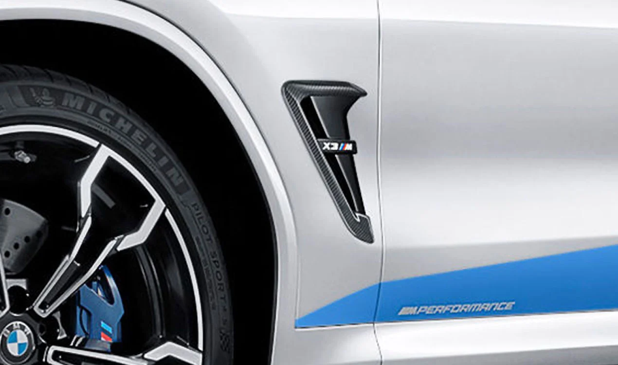 BMW M Performance Zierleiste Lufteinlass Kotflügel Carbon (links & rechts) X3M F97 X4M F98