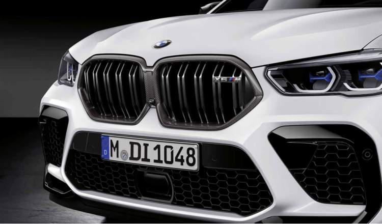 BMW M Performance Frontziergitter Carbon X5M F95 