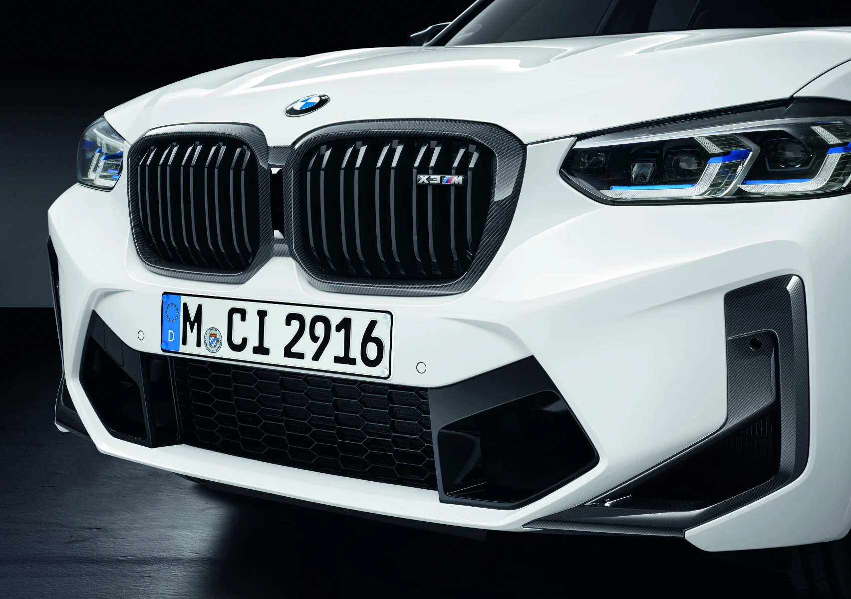 BMW M Performance Frontziergitter Carbon X3 G01 LCI X3M F97 LCI X4 G02 LCI X4M F98 LCI