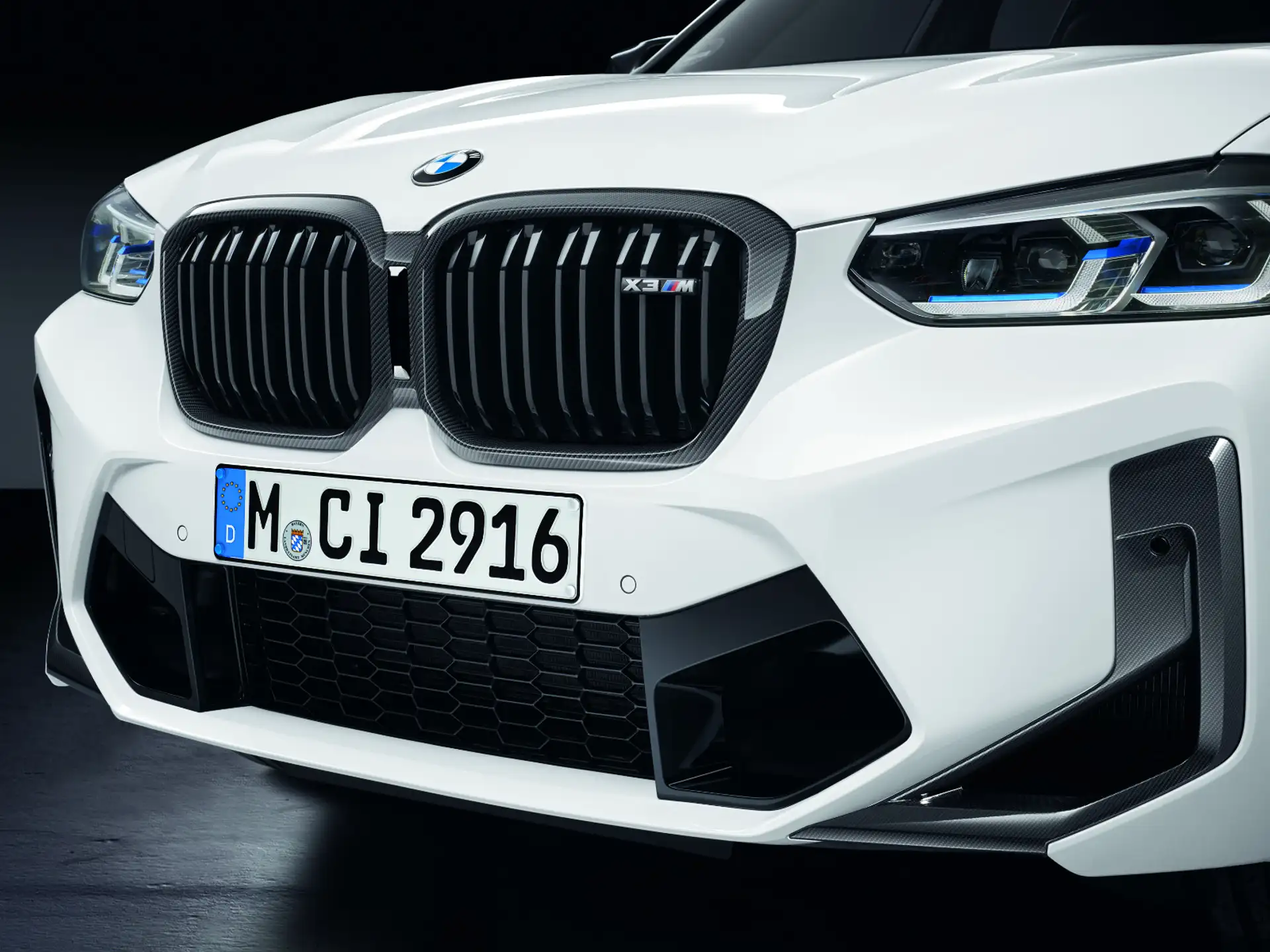 BMW M Performance Frontziergitter Carbon X3 G01 LCI X3M F97 LCI X4 G02 LCI X4M F98 LCI