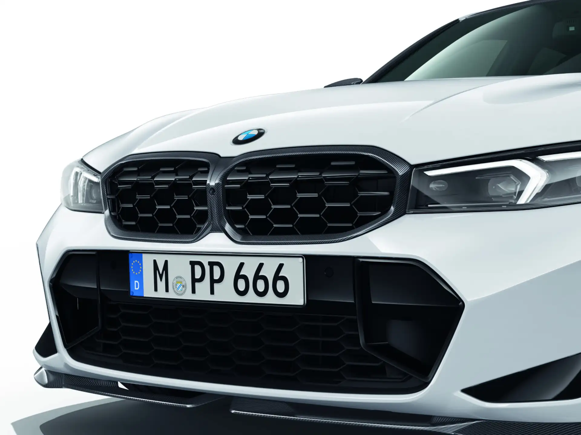 BMW M Performance Frontziergitter Mesh Carbon 3er G20 LCI G21 LCI