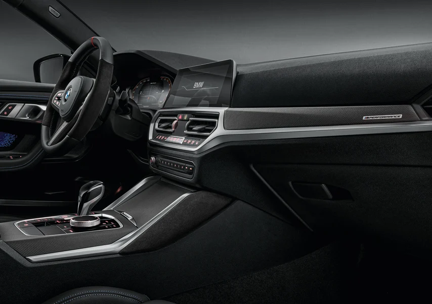 BMW Interieurblenden Carbon/Alcantara 2er G42 3er G20 G21 M3 G80 4er G22 G23 G26 M4 G82 G83 (RHD)
