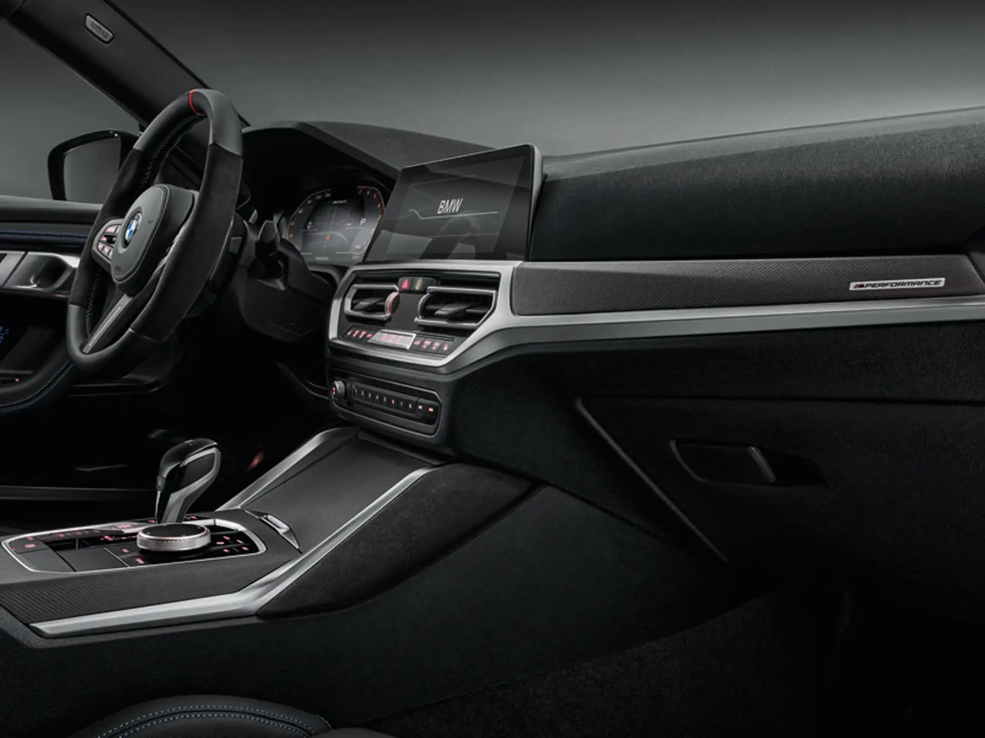 BMW Interieurblenden Carbon/Alcantara 2er G42 3er G20 G21 M3 G80 4er G22 G23 G26 M4 G82 G83 (RHD)