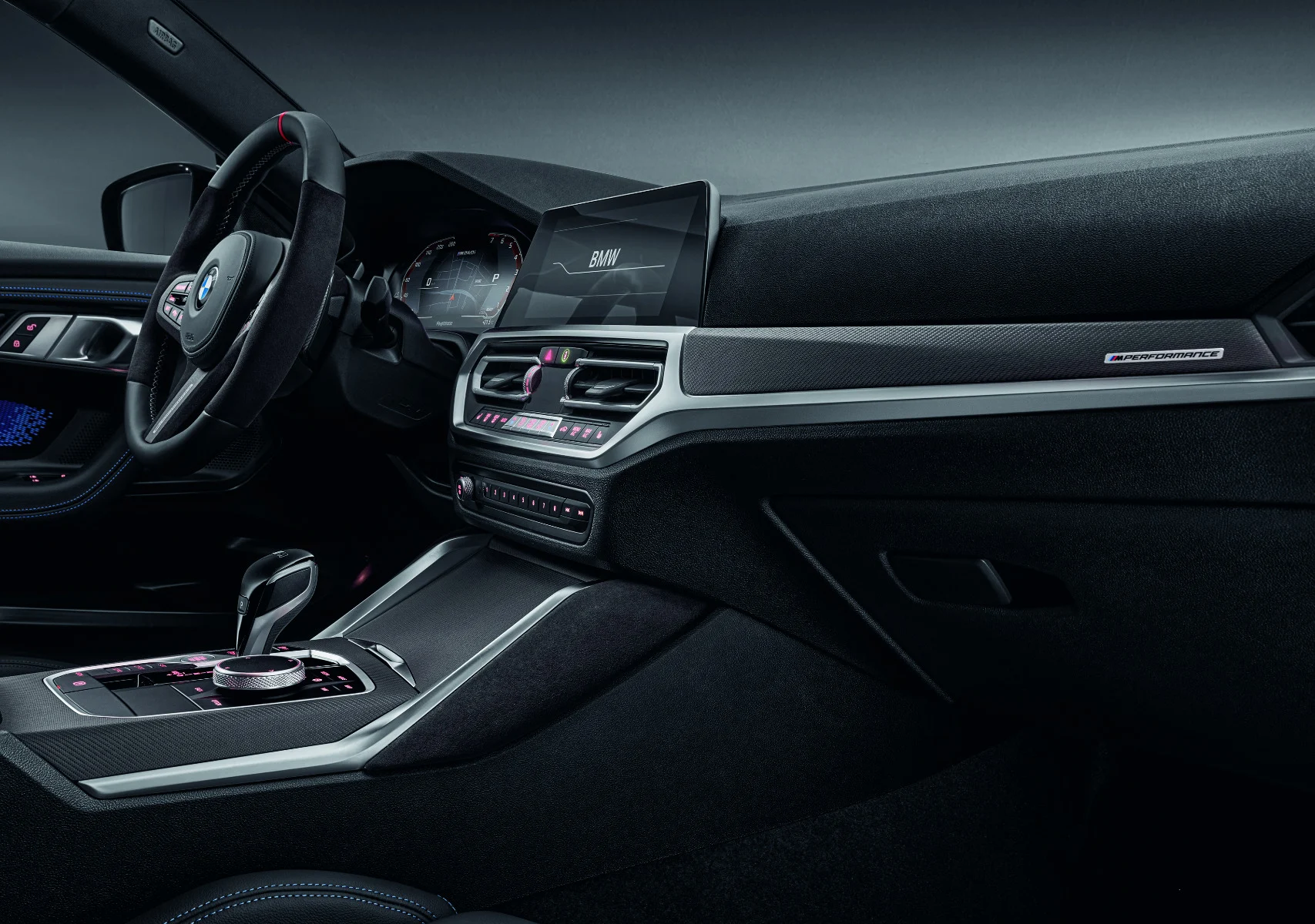 BMW Kniepads Alcantara 2er G42 G87 3er G20 G21 G28 M3 G80 G81 4er G22 G23 G26 M4 G82 G83