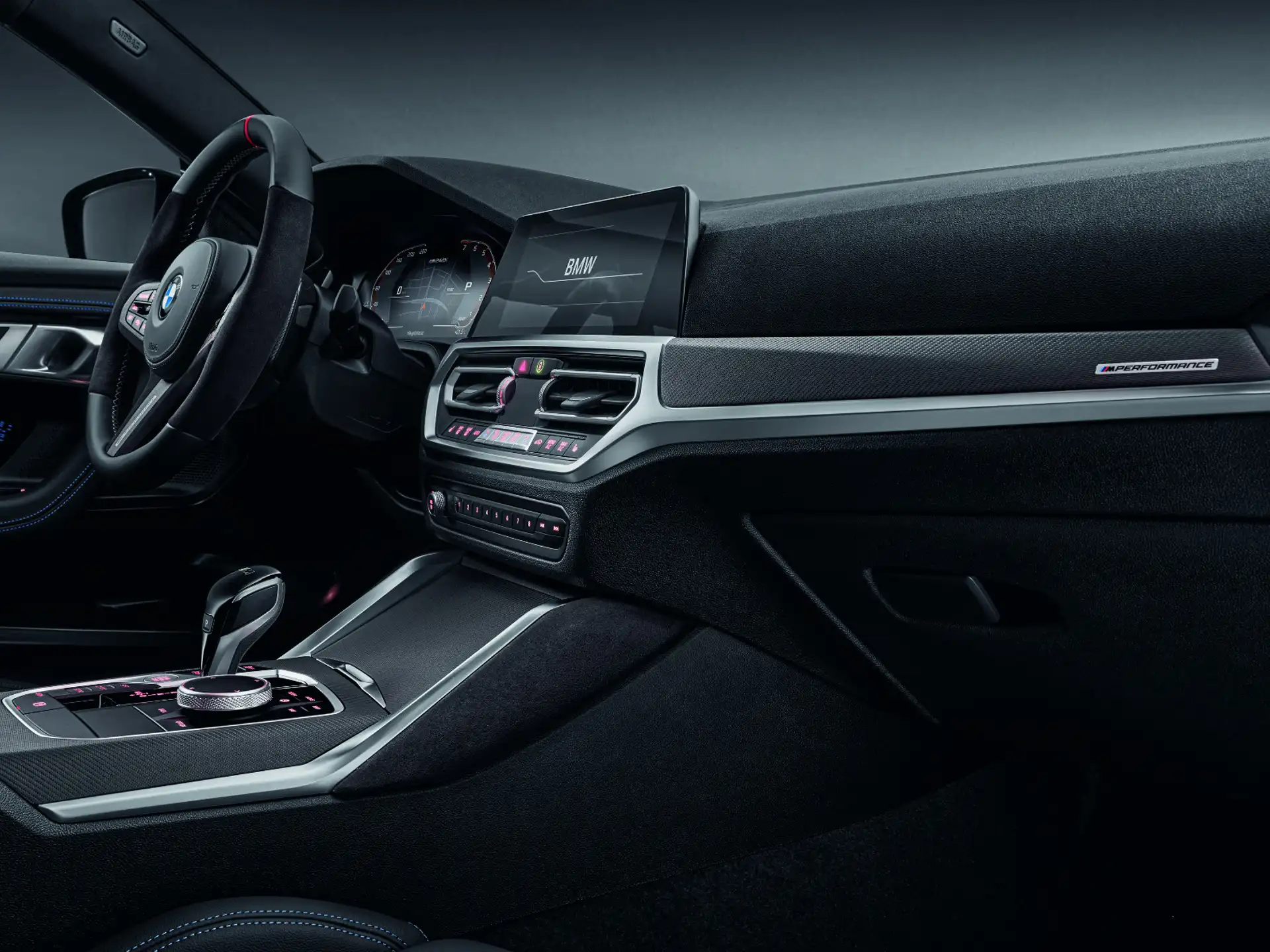 BMW Interieurblenden Carbon Alcantara 2er G42