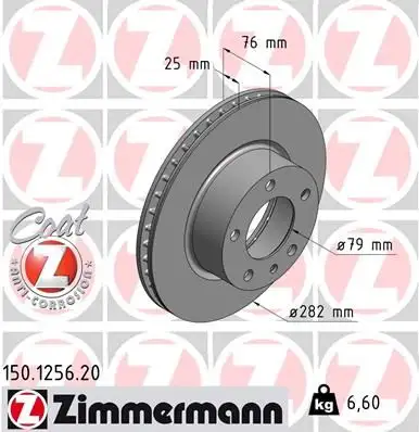 ZIMMERMANN Bremsscheibe IZIN150125620