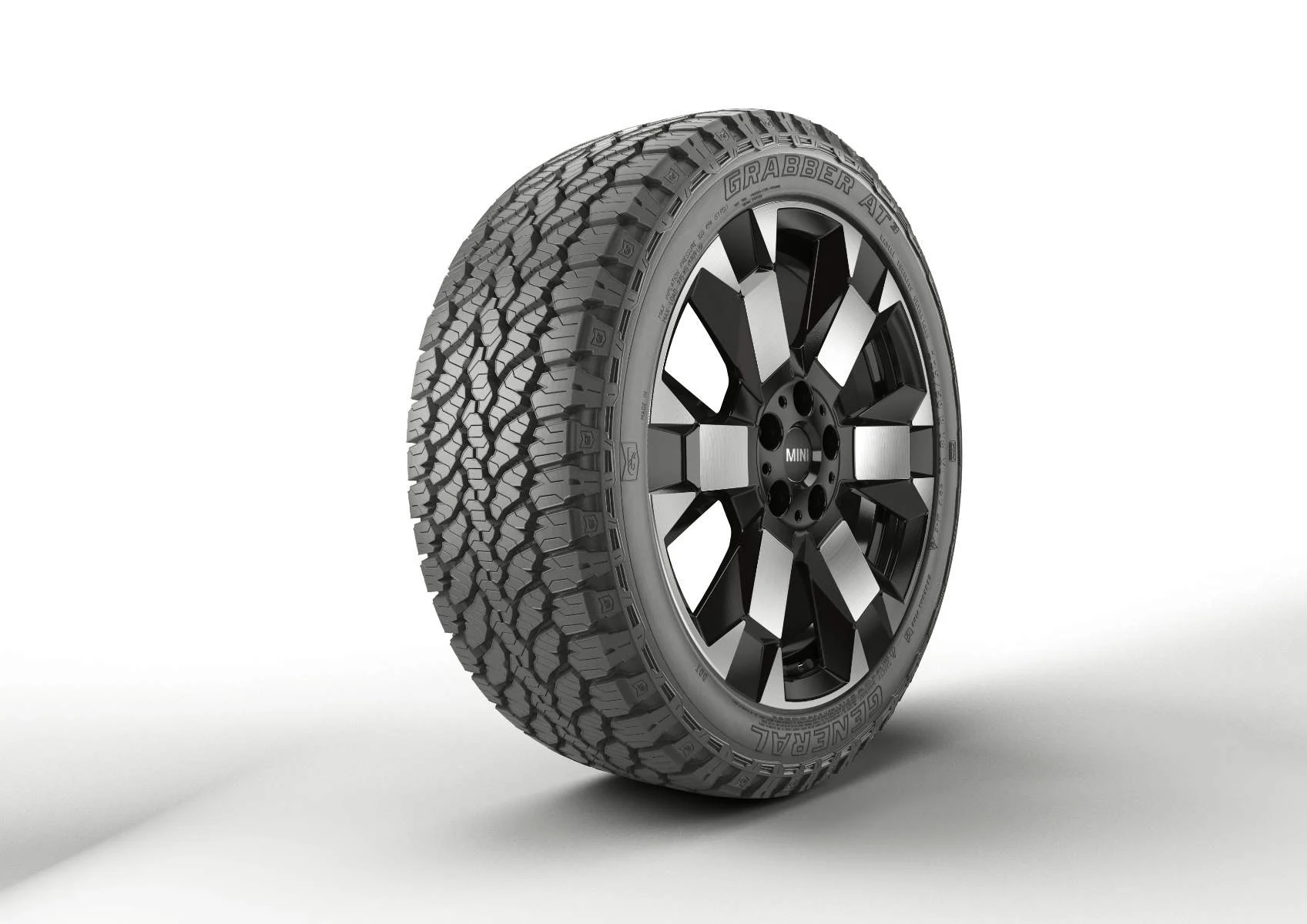 MINI Alufelge Untamed Spoke 897 bicolor (jet black uni/hochglanzpoliert) 7,5Jx18 ET51 Countryman F60