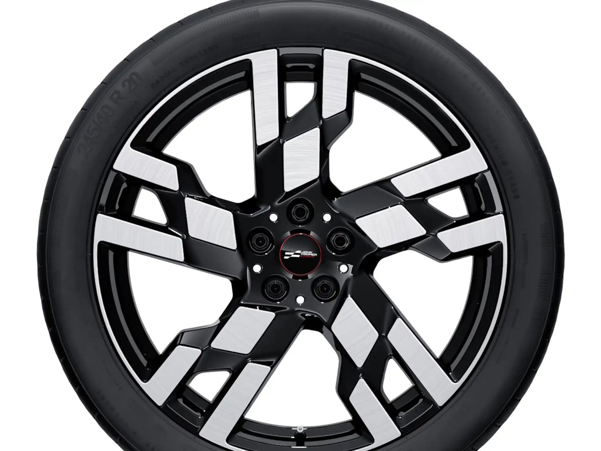 MINI Alufelge JCW Flag Spoke 949 bicolor (jet black uni/glanzgedreht) 8Jx20 ET46 Countryman U25
