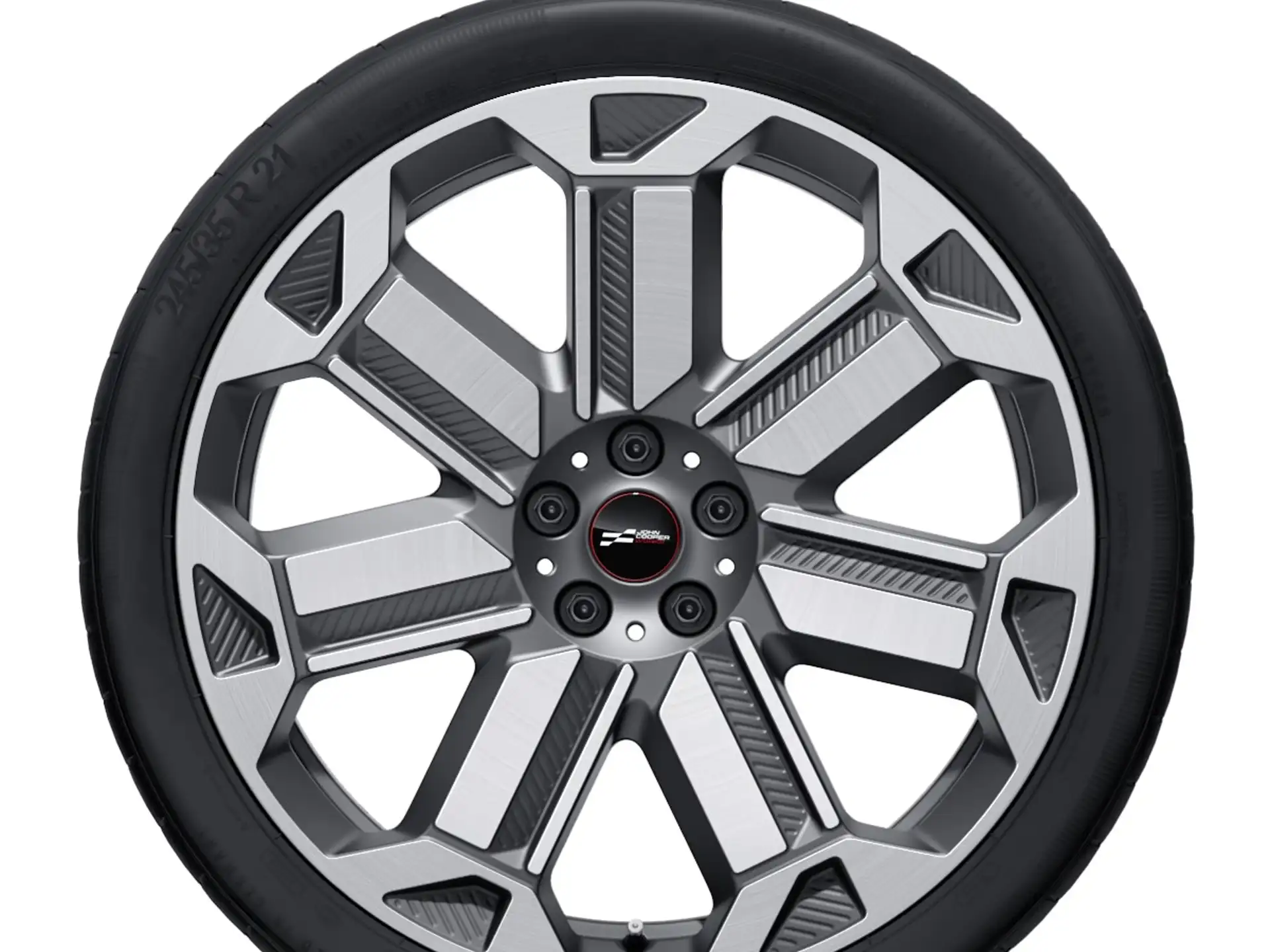 MINI Alufelge Rallye Spoke 950 bicolor (frozen gunmetal/glanzgedreht) 8Jx21 ET46 Countryman U25