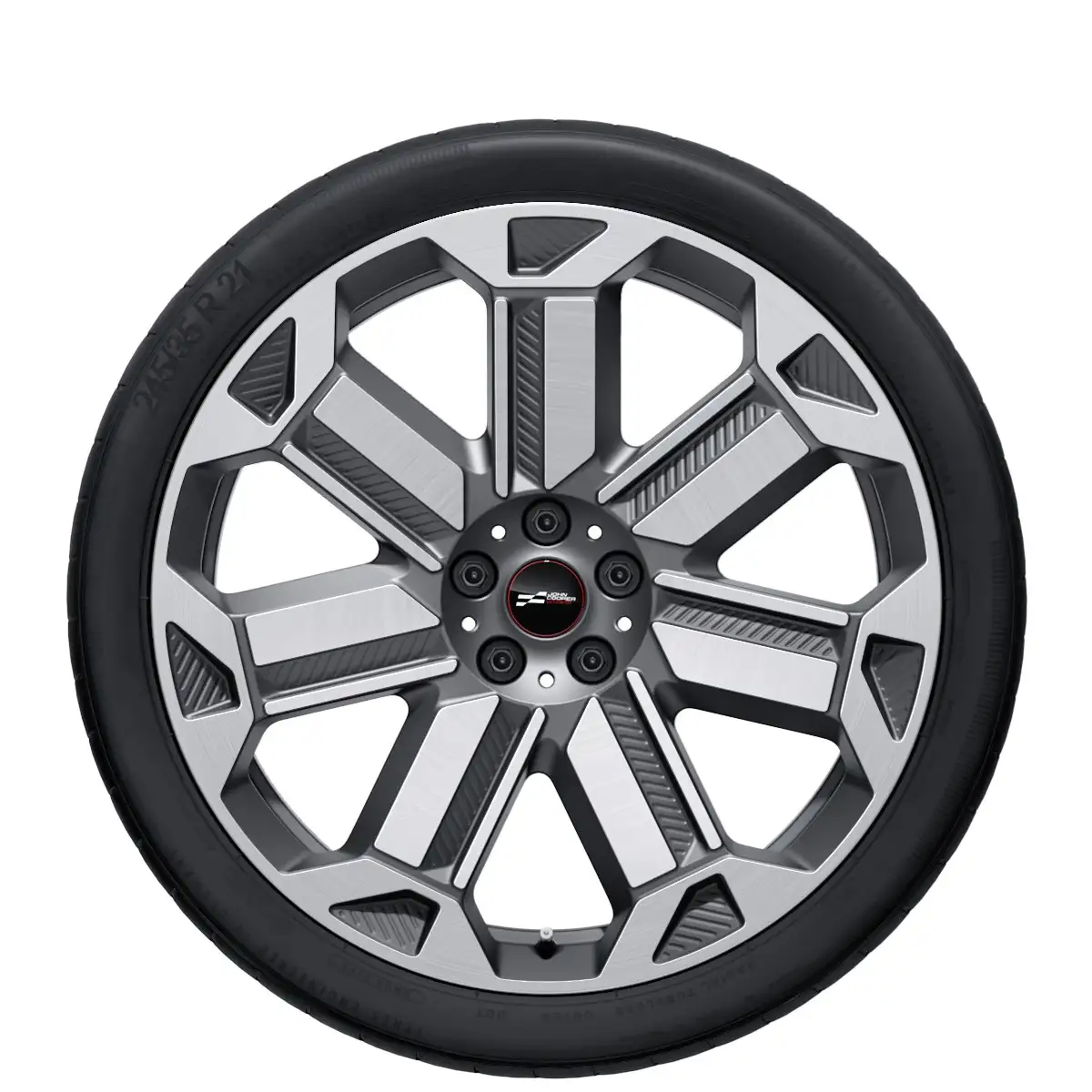 MINI Alufelge Rallye Spoke 950 bicolor (frozen gunmetal/glanzgedr