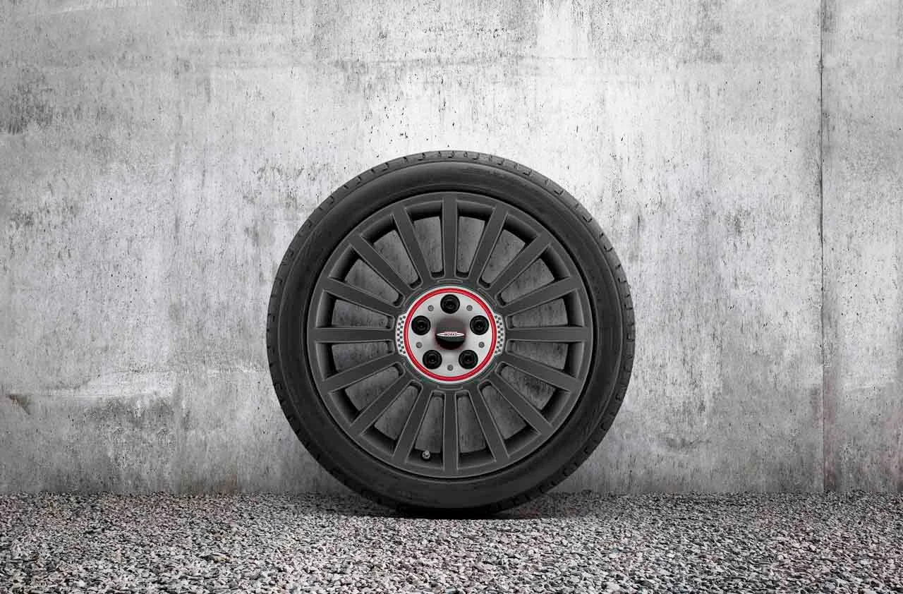 MINI Sommerkompletträder JCW Rallye Spoke 536 bicolor (orbitgrey matt / glanzgedreht) 19 Zoll RDCi F60 Goodyear