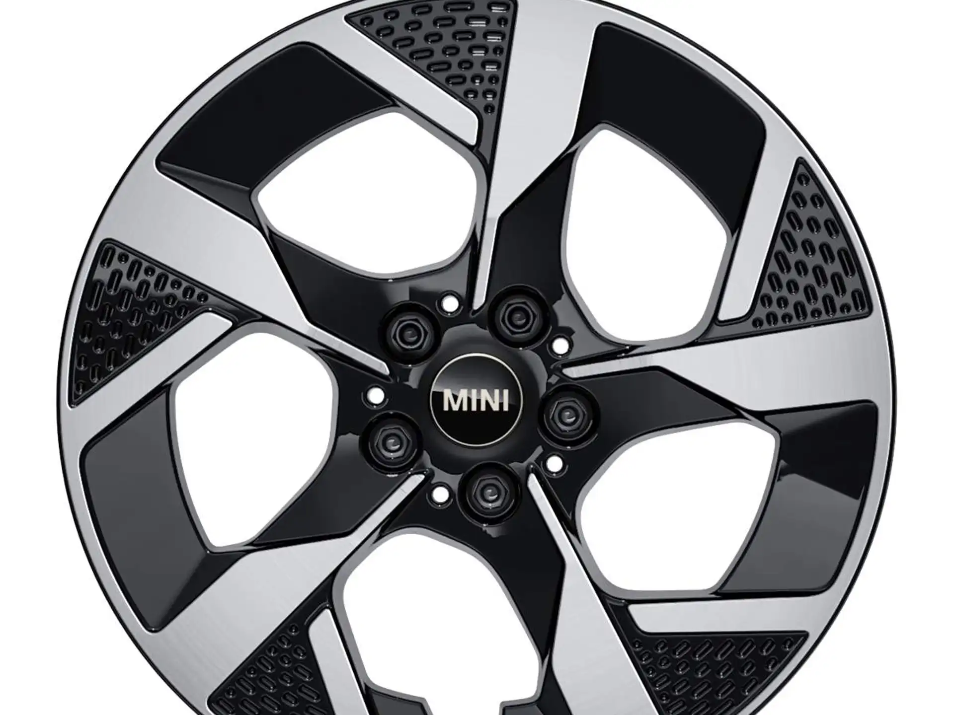 MINI Alufelge Slide Spoke 958 bicolor (jet black uni/hochglanzpoliert) 7Jx18 ET47 F65 F66 Cabrio F67