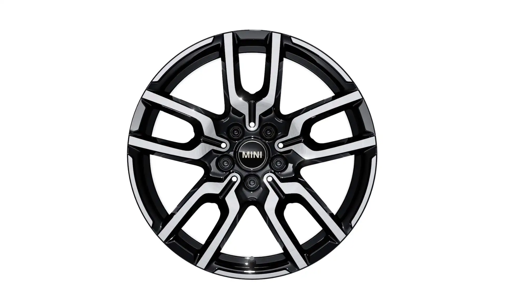 MINI Alufelge JCW Lap Spoke 960 bicolor (jet black uni/hochglanzp