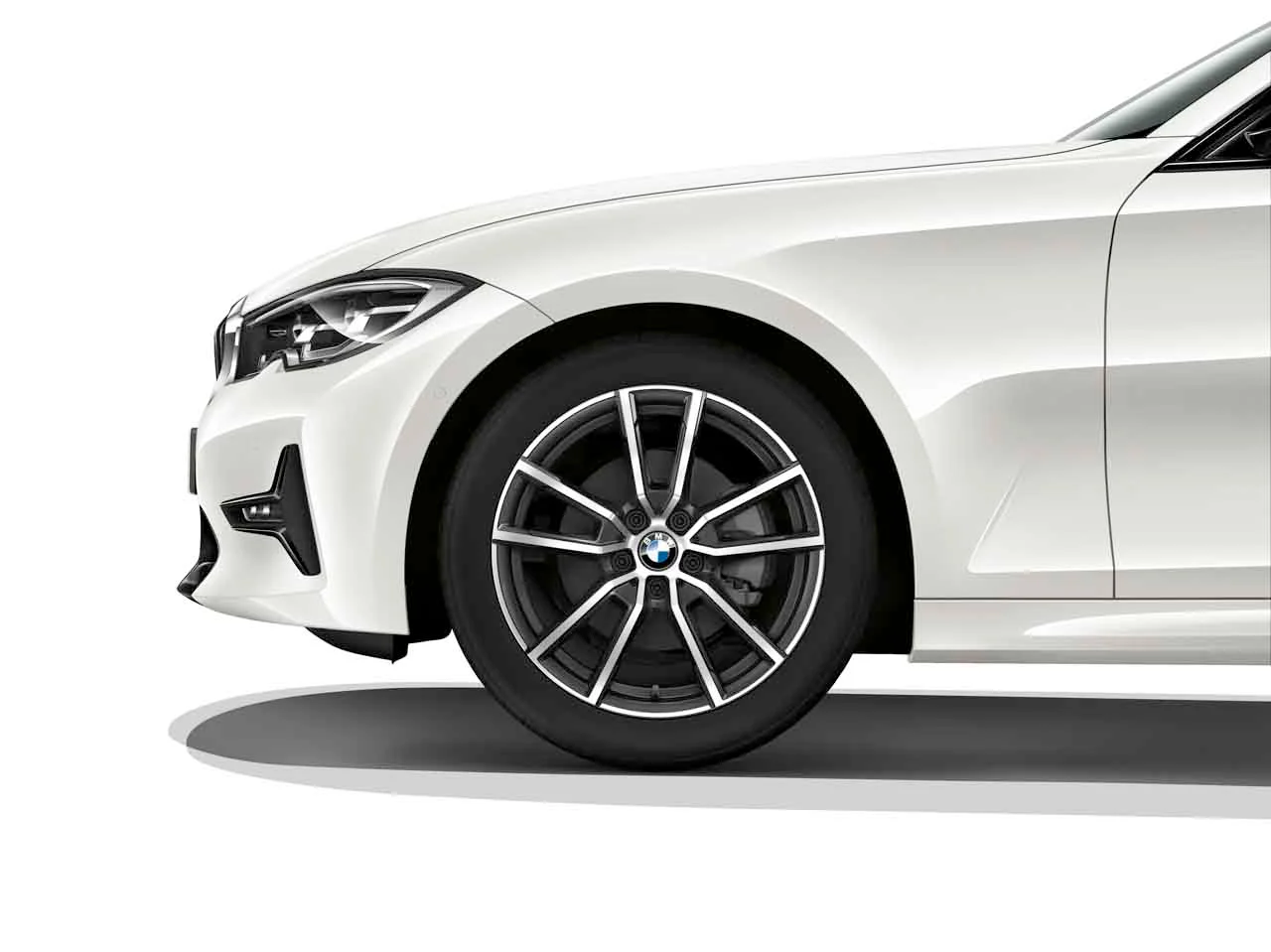 BMW Sommerkompletträder V-Speiche 780 bicolor (orbitgrey / glanzgedreht) 18 Zoll RDCi 2er G42 3er G20 G21 4er G22 G23 Michelin