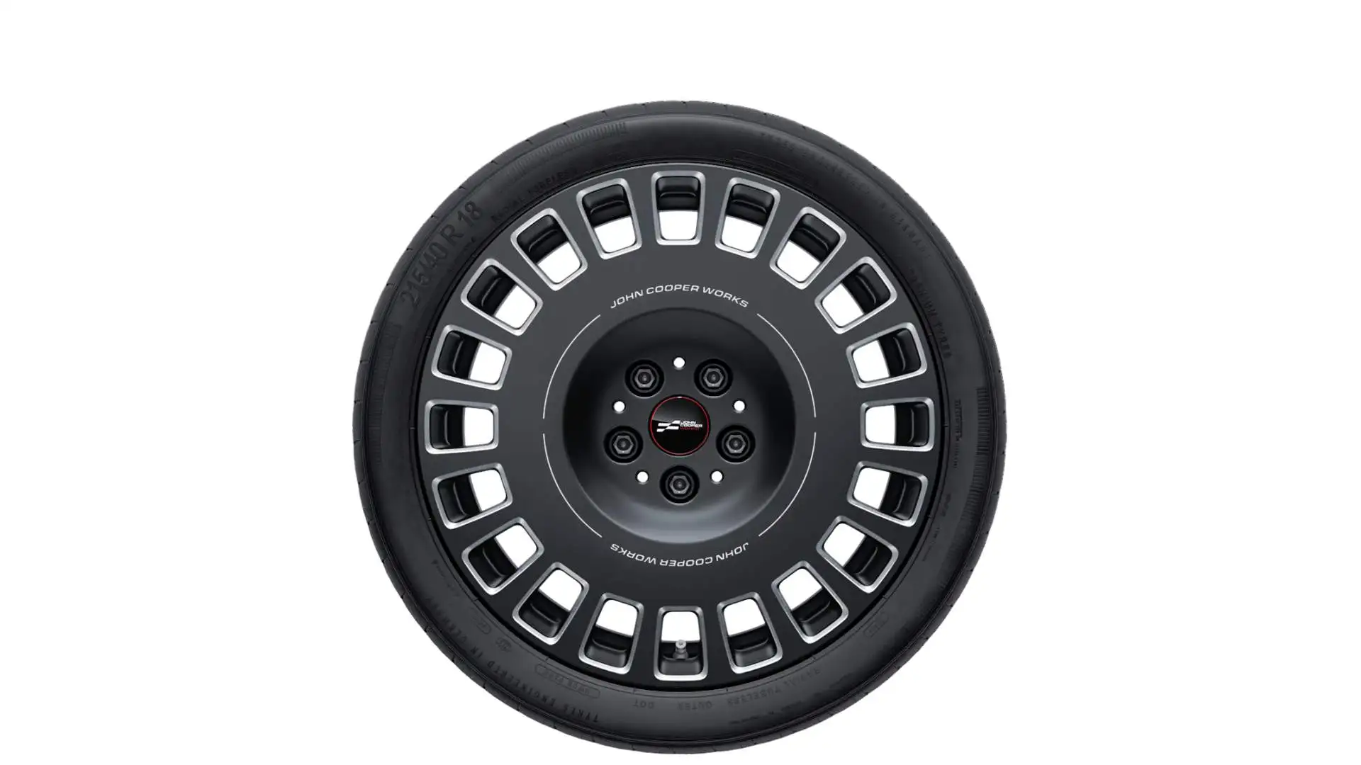 MINI Alufelge JCW Rallye Spoke 964 bicolor (frozen midnight grey/