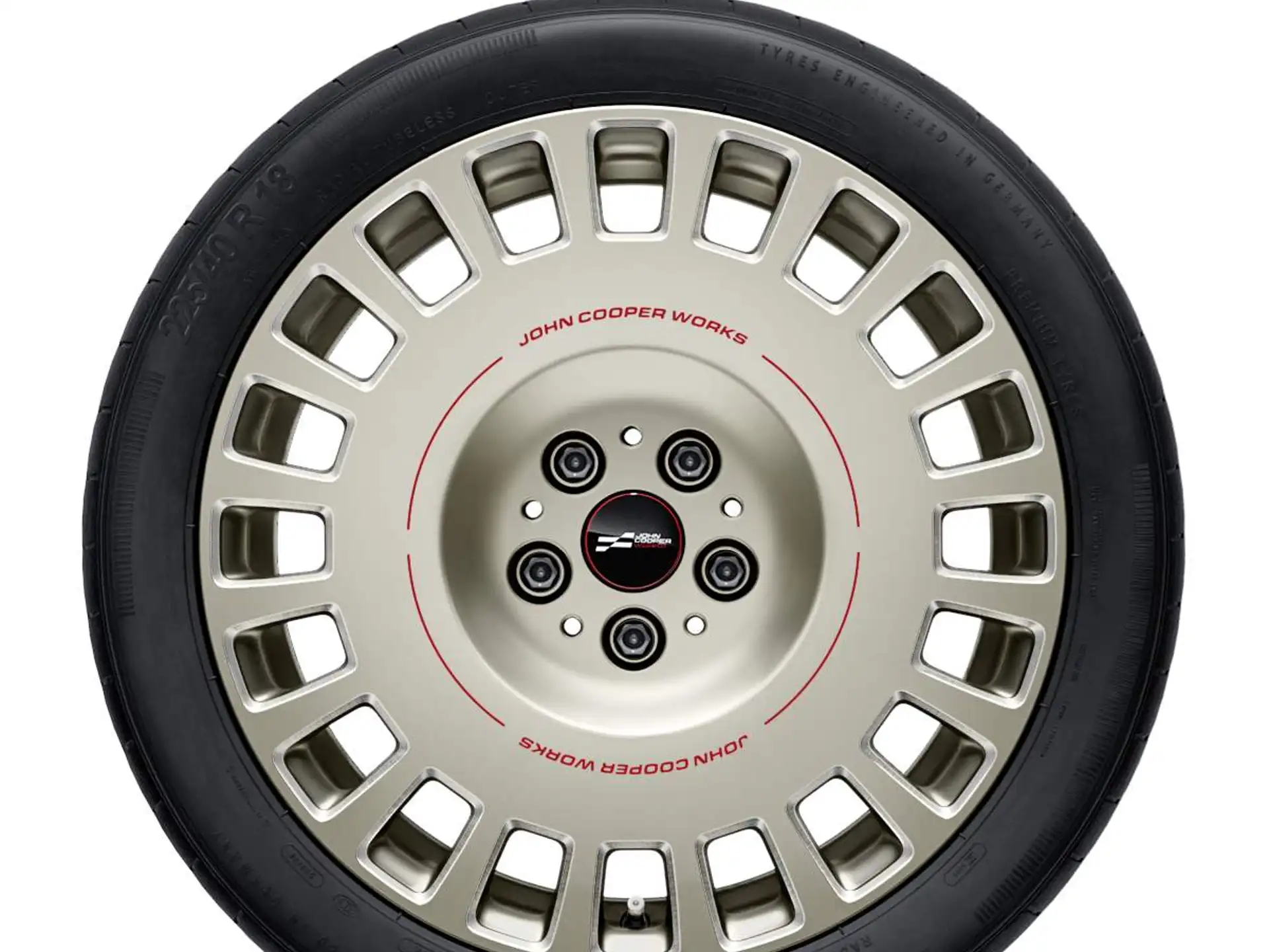 MINI Alufelge JCW Rallye Spoke 992 bicolor (vibrant silver/hochglanzpoliert) 7,5Jx18 ET50 Aceman J05 Cooper J01