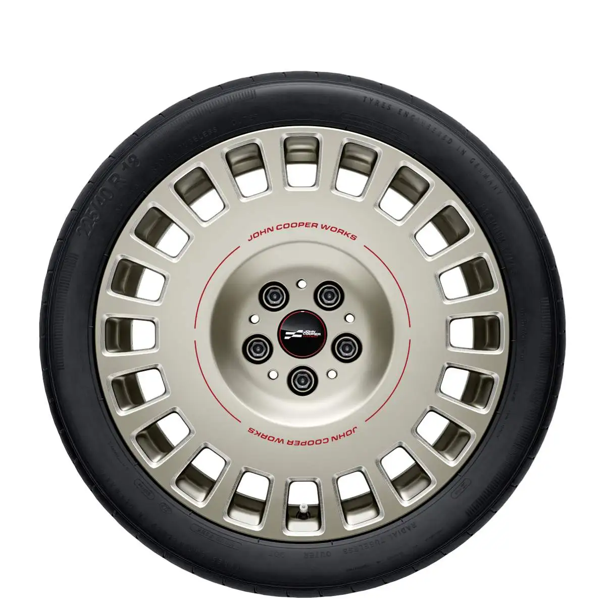 MINI Alufelge JCW Rallye Spoke 992 bicolor (vibrant silver/hochgl