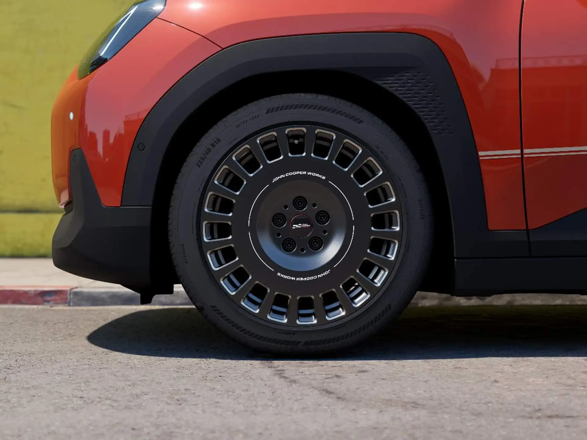 MINI Alufelge JCW Rallye Spoke 992 bicolor (frozen midnight grey/glanzgedreht) 7,5Jx18 ET50 Cooper J01 Aceman J05
