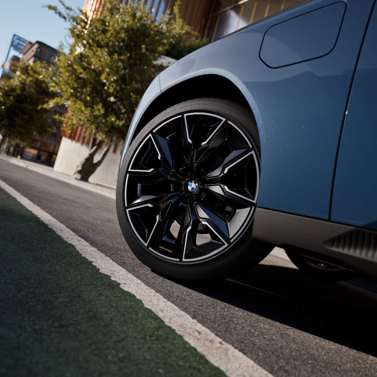 BMW Alufelge Aerodynamik 910i bicolor (jet black uni/hochglanzpoliert) E-9Jx21 ET24 X3 G45