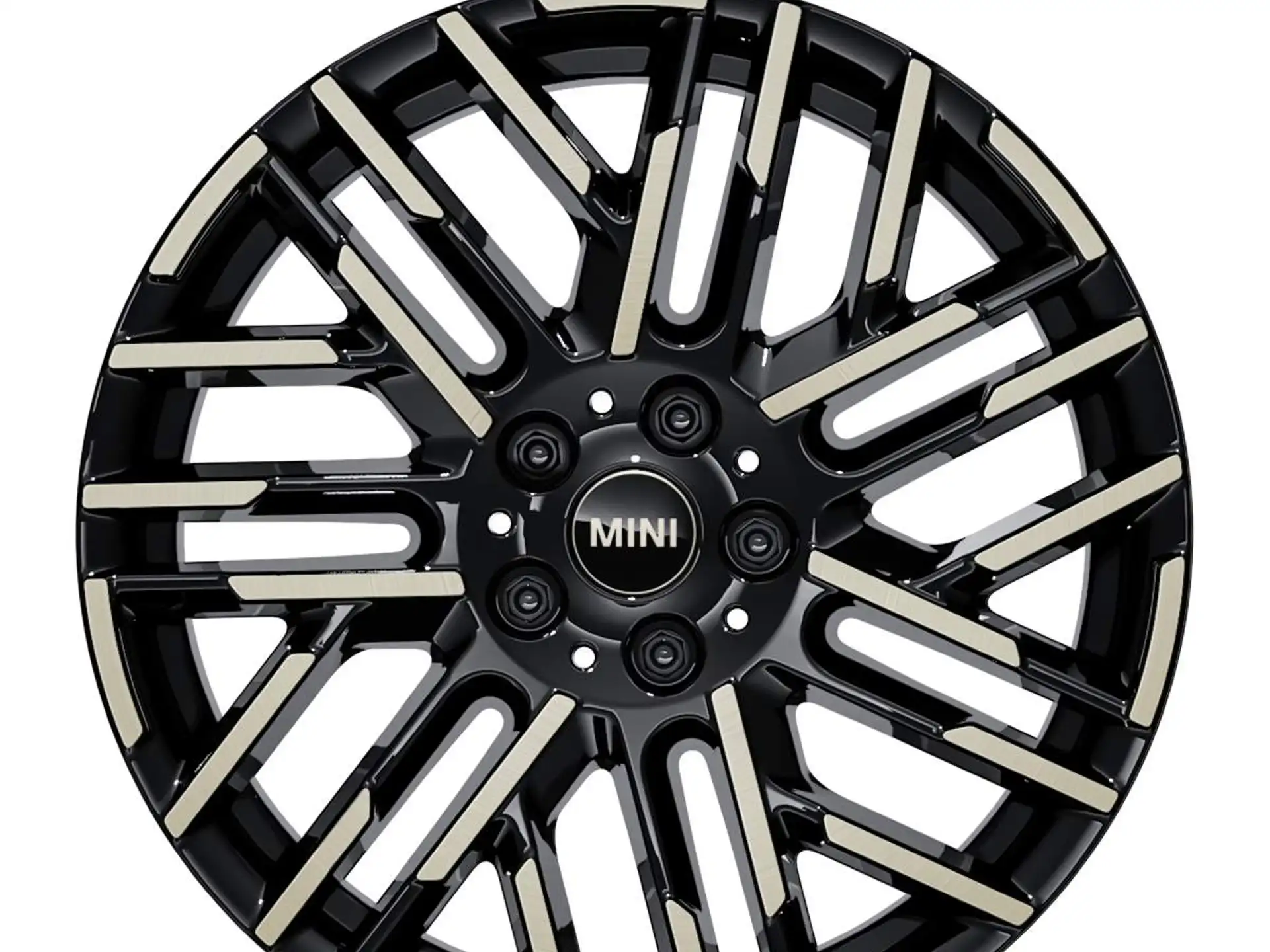 MINI Alufelge Night Flash Spoke 984 bicolor (jet black uni/hochglanzpoliert) 7,5Jx18 ET50 Cooper J01 Aceman J05