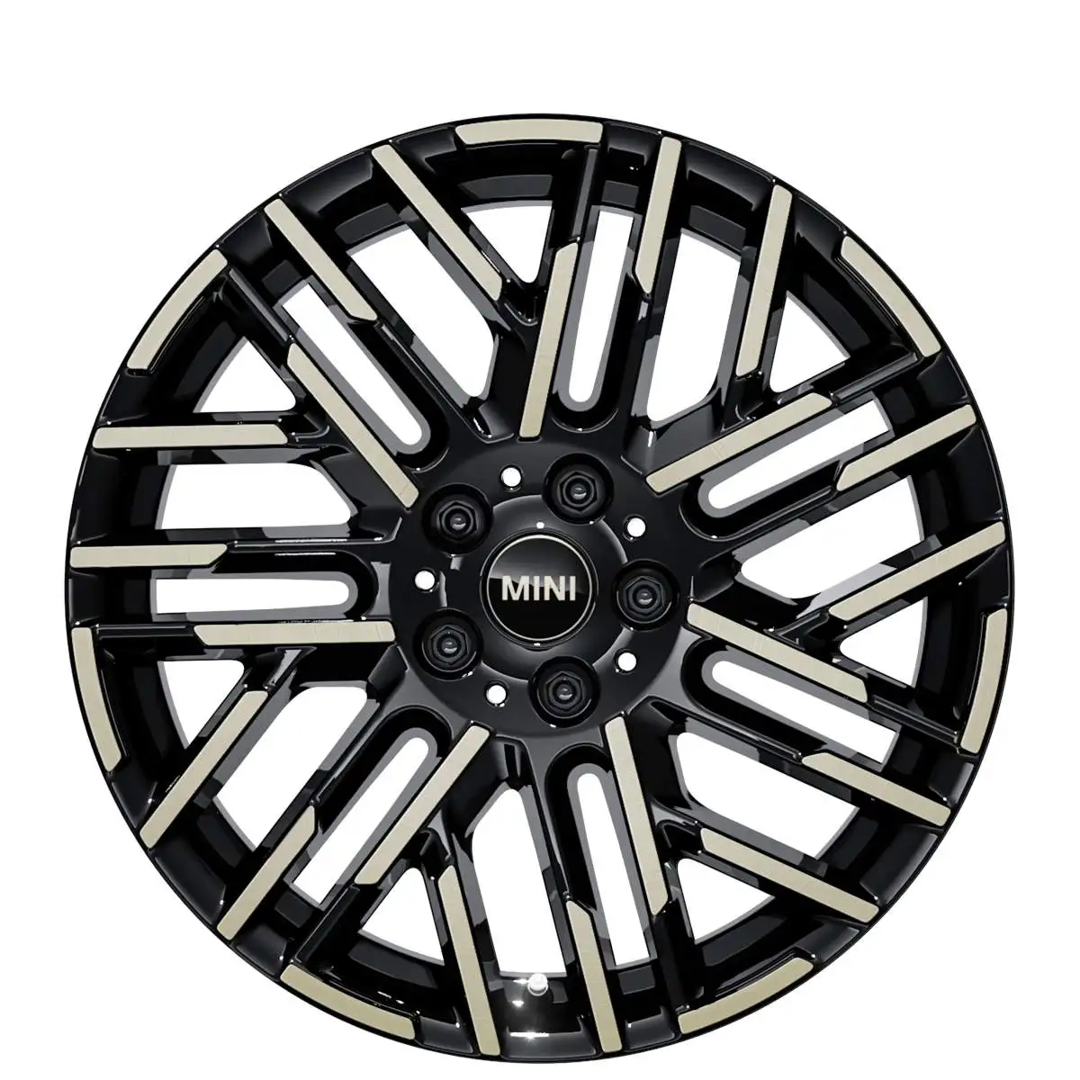 MINI Alufelge Night Flash Spoke 984 bicolor (jet black uni/hochgl
