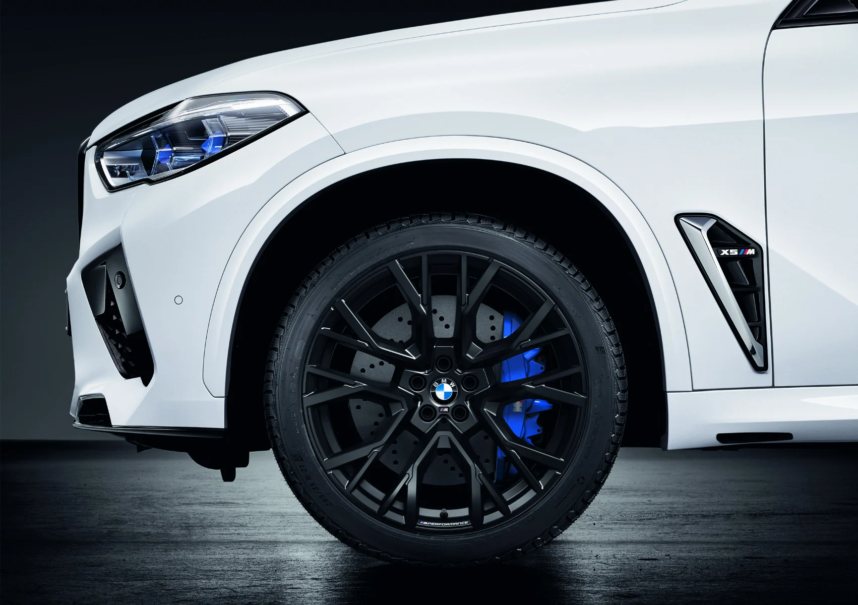 BMW Sommerkompletträder M Performance Sternspeiche 809M jetblack matt 21/22 Zoll RDCi X5M LCI F95 X6M LCI F96 Pirelli (Mischbereifung)