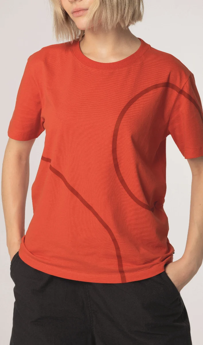 MINI T-Shirt Outline Print Damen-2