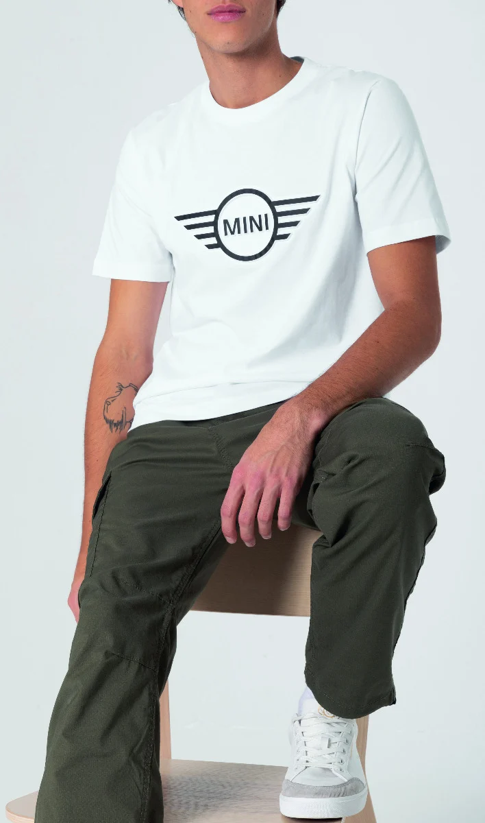 MINI T-Shirt Embossed Wing Logo Herren