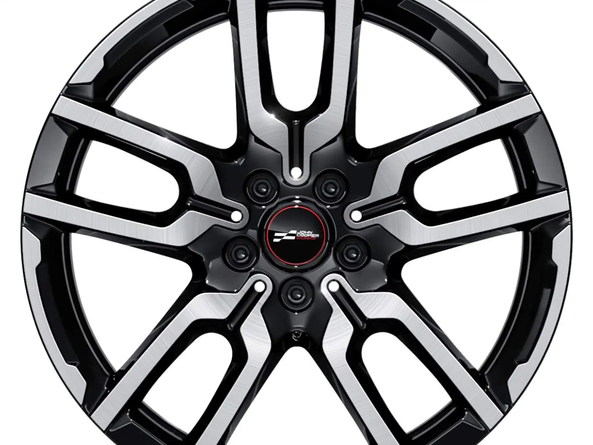 MINI Alufelge JCW LAP-Spoke 989 bicolor (jet black uni/hochglanzpoliert) 7,5Jx19 ET50 Aceman J05