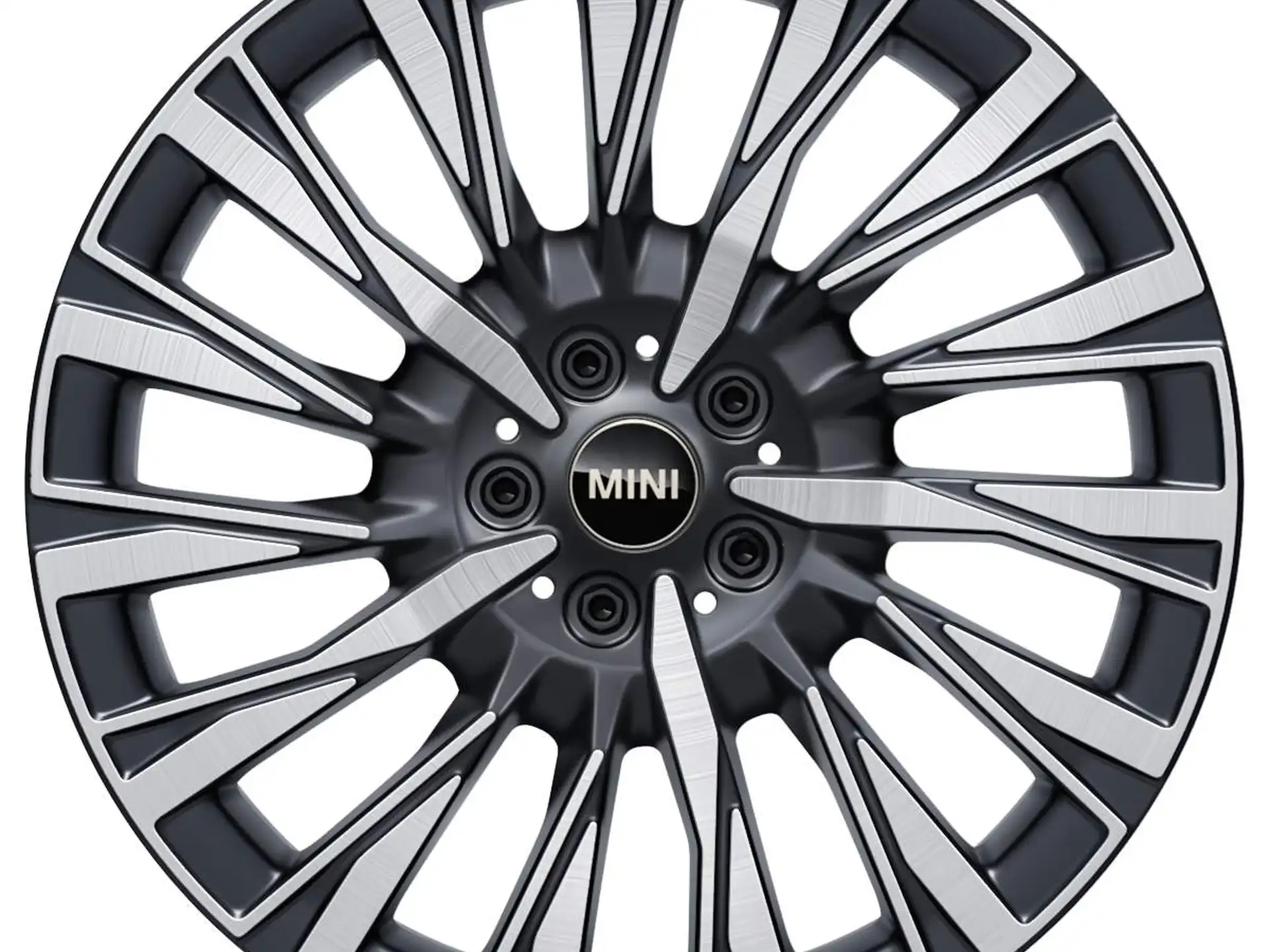 MINI Alufelge Eternal Spoke 988 bicolor (midnight grey/hochglanzpoliert) 7,5Jx19 ET50 Aceman J05